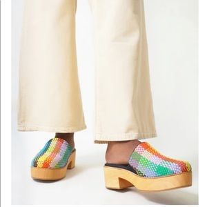 Charlotte stone martino clogs in color check